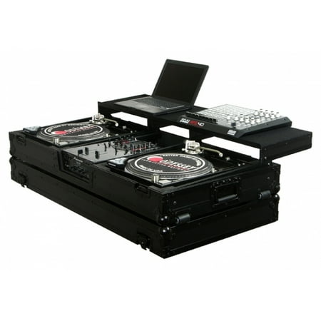 - Odyssey FZGSPBM10WBL New Battle Mode Coffin Case For 2 Turntables & 1 10
