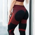 thumbnail image 3 of Women Sports Pants Print High Waist Bodycon Moisture Wicking Breathable, 3 of 7