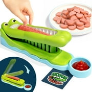Avant Grub Hot Dog Cutter CrocoDicer 24 Cuts Safe & Fast Meal Prep for Kids Easy to Clean