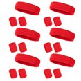 thumbnail image 4 of LYMAYTER 18 Pcs Sports Wristband Headband Set Great Elasticity Soft Water Absorption Solid Color -slip Breathable Solid Color Unisex, 4 of 8