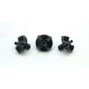 HJC HELMETS HJC CS-MX II Replacement Visor Bolts 3 Pack Black