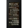 thumbnail image 2 of LA Red Line 10x18 Black Modern Framed Museum Art Print Titled - Art Licensing Studio, 2 of 5