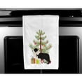 thumbnail image 3 of Black Border Collie Merry Christmas Tree White Kitchen Towel Set of 2 Dish Towels, 3 of 3