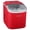 Red, variant on Magic Chef Portable Countertop Ice Maker, 27 Lbs. per Day, Stainless Steel