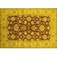 thumbnail image 1 of Ahgly Company Indoor Rectangle Oriental Yellow Industrial Area Rugs, 2' x 5', 1 of 4