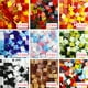 thumbnail image 4 of Azulejo de vidrio de color cuadrado de 200 g, 1 x 1 cm, 1,5 x 1,5 cm o 2 x 2 cm, piezas de vidrio Tiffany para kits de lámparas de mosaico para manualidades, material para pasatiempos, 4 of 5