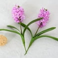thumbnail image 4 of 16.5 inch Artificial Hyacinth Flower Bouquet, Hyacinth Flowers Fake Flower with Stem Faux Hyacinth Flowers for Home Office Wedding Decoration,2pcs, 4 of 6