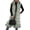 Green, variant on Women Hooded Long Vest Sleeveless Warm Lightweight Quilted Down Puff Gilet Vests Winter Trendy Outerwear Coats