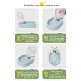 thumbnail image 6 of FeiFu Collapsible Portable Pet Water Bottle Outdoor Travel Drinking Fountain Leak-Proof Lightweight Water Dispenser for Dogs Cats Walking Hiking, 6 of 6