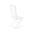 thumbnail image 4 of FixtureDisplays® Chaise, Acrylique Fantôme Transparent - Conception à Pieds en Z Unité Retournée 10035-2, 4 of 7