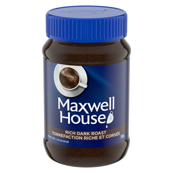 Maxwell House Rich Dark Roast 150g Instant Coffee, Maxwell House Instant Coffee