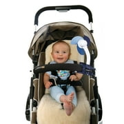 Dreambaby Clip-on Fan with Soft Fins - Baby Strollers Accessories for Infants & Toddlers - Blue