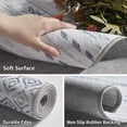 thumbnail image 6 of VUNATE 9'x12' Area Rugs for Living Room Washable Rugs Boho Moroccan Area Rug Soft Neutral Geometric Bohemian Carpet Distressed Indoor Rug for Bedroom Dining Room Office Foldable Nonslip Rug Blue, 6 of 8