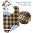 thumbnail image 4 of Reusable Bibs for Adults Men, Women, Clothing Protector with Crumb Catcher, Large Bids for Elderly Seniors and Disabled, 4 of 7