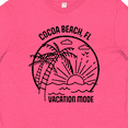 thumbnail image 4 of Inktastic Summer Vacation Mode Cocoa Beach Florida Youth T-Shirt, 4 of 5