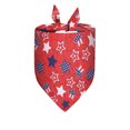 thumbnail image 6 of Yhmxh American Flag Dog Bandanas, Reversible Triangle Bibs Scarf for 4th of July Independence Day, Washable USA Pet Neckerchief Suitable for Dogs, Cats, Pets, Festival Accessories, 6 of 6