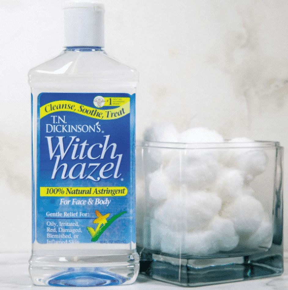 (2 Pack)T.N. Dickinson's Witch Hazel 100% Natural Astringent By Dickinson Brands,16 fl oz