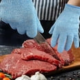 thumbnail image 5 of HOMEIORA Cutting Gloves, 2 Pairs of Cut Resistant Gloves Food Grade, Cut Resistant Gloves for Kitchen, Oyster Shucking, Fish Fillet Processing, Carving Wood and Gardening - S, Light Blue, 5 of 6