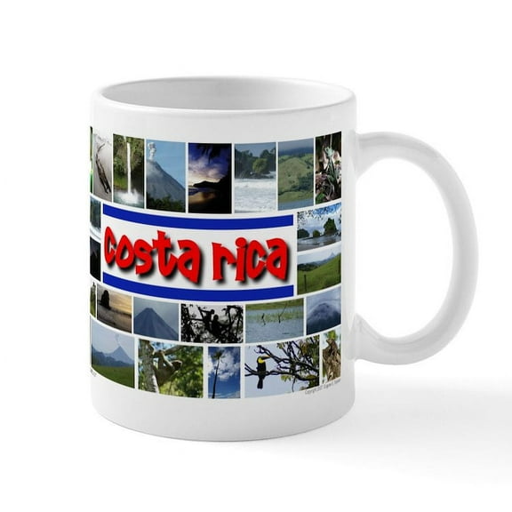 CafePress - Costa Rica Mug - 11 oz Ceramic Mug - Novelty Coffee Tea Cup