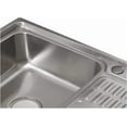 thumbnail image 3 of Tarja Fregadero Doble Empotrar AXCENT ITALY Acero Inoxidable Calibre 22 WA9345, 3 of 4