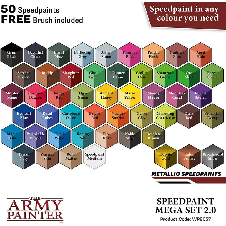 RETURNS The Army Painter Speedpaint 2.0 Mega Paint Set for Miniature  Painting