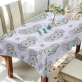 thumbnail image 3 of SKYSONIC 60"x108" Square Tablecloth with Cute Elephant Prints, Anti-Wrinkle and Smooth Table Cloth for Kitchen/Home Party Decoration, 3 of 7
