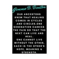 thumbnail image 2 of ArtsyQuotes 12x14 Gold Ornate Wood Framed with Double Matting Museum Art Print Titled - Gemma B. Benton Quote: Our Ancestors, 2 of 4