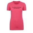 thumbnail image 2 of I'm Silently correcting your grammar Funny Woman's shirts Graphic Tees for Women - Berry MH200WFUN S4 3XL, 2 of 3