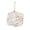 White, variant on Christmas Tree Ornaments Decorations, Foam Pastel 2 Pcs Glitter Small Gift Box Shape Christmas Ornaments for Christmas Tree Hanging Pendants Xmas Tree Decoration