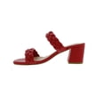 thumbnail image 2 of Bellini Fuss Women Slide Sandal In Red Smooth, 2 of 5