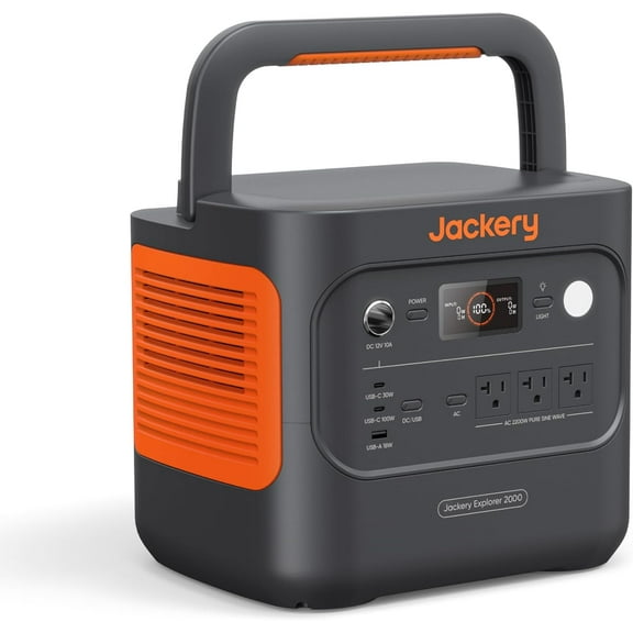 Restored Jackery Explorer 2000 v2 Power Station, 2042Wh (Refurbished)