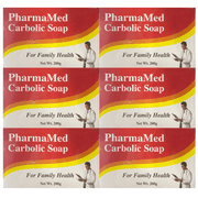 PharmaMed Carbolic Soap for Family Health (Pack of 6)