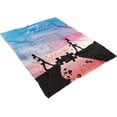 thumbnail image 4 of Yibo Mermaid Gifts Sunflower Blanket Flannel Soft and Comfortable Anti-static Bed Sofa Blanket, 4 of 7