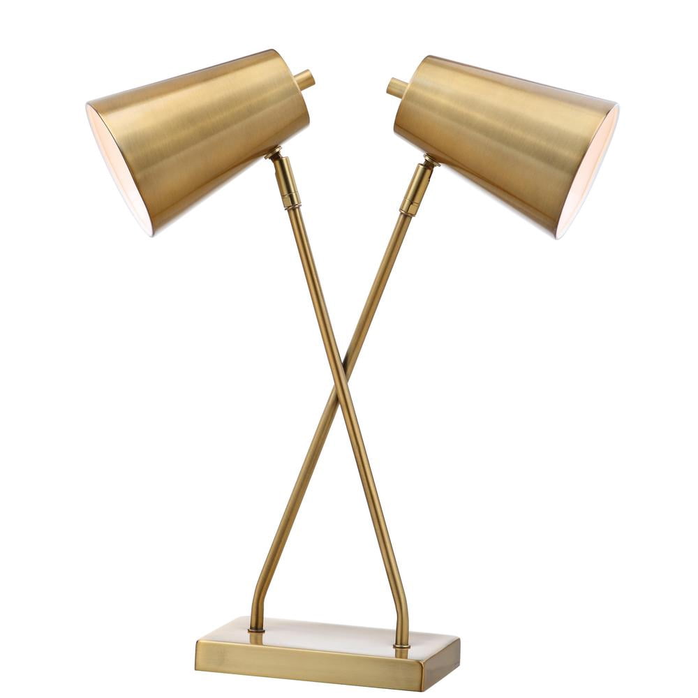 Safavieh Kera 20 in. High Double Light Table Lamp, Gold