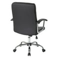 Malta Office Chair, Espresso Vinyl