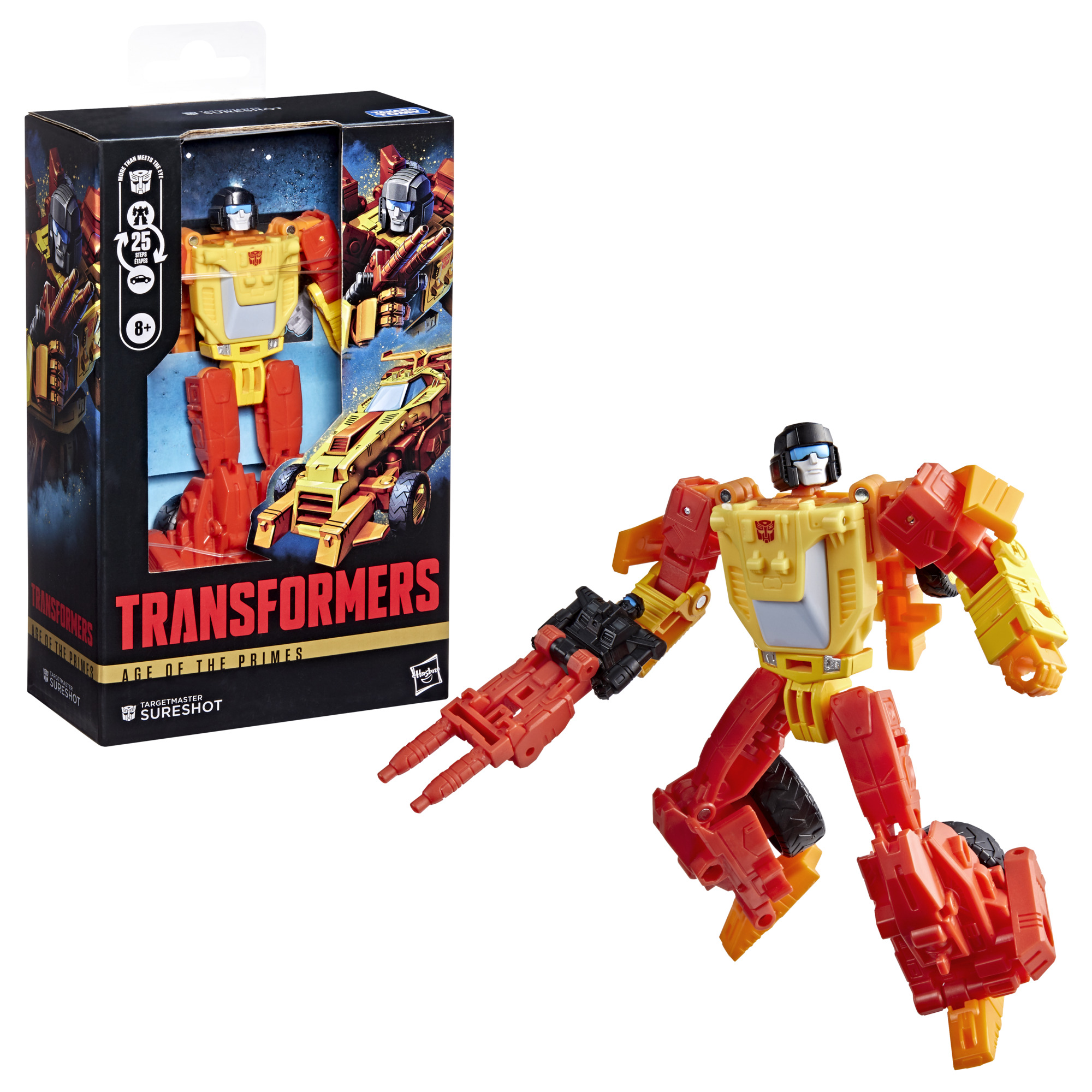 Transformers Age of the Primes Targetmaster Sureshot 5.5" Action Figure, 8+