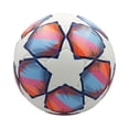 thumbnail image 1 of Wosthever Balón de fútbol PU tamaño 4: promueve el trabajo en equipo y la diversión en el entrenamiento de fútbol Entrenamiento de fútbol Deportes y aire libre Blanco rojo pentagonal Numero 5, 1 of 6