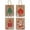 4 Pcs, variant on Christmas Gifts Bags, 12 Pack Medium Size Kraft Paper Bags with Handle for Holiday Gifts, 3 for Each Type