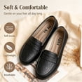 thumbnail image 3 of CHICVOMEY Comfortable Loafers for Women Lightweight Slip-On Flat Shoes Fashionable Versatile Flats For Casual & Work Wear, 3 of 8
