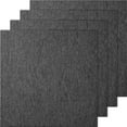 thumbnail image 4 of KFFKFF Carpet Squares, 20"x 20" with Attached Cushioning, Comfortable Padded Carpet Tiles, Simple Assembly for Indoor and Outdoor Spaces, Bedroom and Living Room (20 Tiles, Deep Gray), 4 of 9