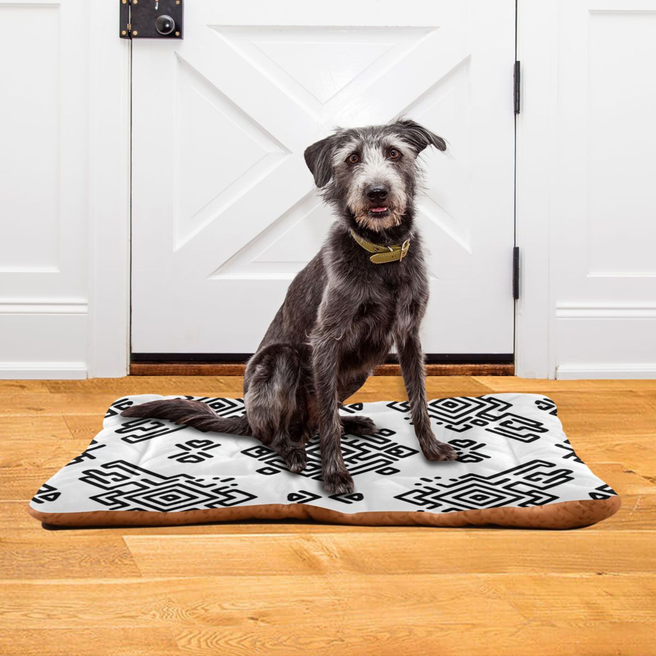 Cozy Mat Pet Bed Indoor Outdoor Warm Soft For Cat Dog Puppy(S/M) Aztec Pattern