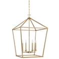 thumbnail image 2 of Warm Brass Six Light Pendant from the Townsend Collection, 2 of 5