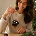 thumbnail image 6 of Clearance! 3D Forest Animal Acorn Ornaments-Cozy Forest Woodland Christmas Ornaments for Christmas Tree & Home Decor (Skunk), 6 of 7