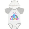 thumbnail image 3 of Inktastic My 1st Easter One with Bunny Ears and Tail Boys or Girls Baby Bodysuit, 3 of 5