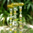 thumbnail image 1 of 22" Yellow Diamond Beaded Garden Stake 1PC Fairy Wand Decorative Plant Stake Lawn Decoration, 1 of 5