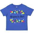 thumbnail image 3 of Inktastic Grannys Girl- Bright Flowers Girls Toddler T-Shirt, 3 of 5