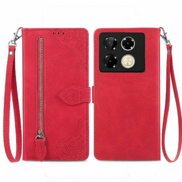 Funda billetera anti-golpes para GANGXUN infinix Note 40 Pro 4G , ideal para día a día y trabajo