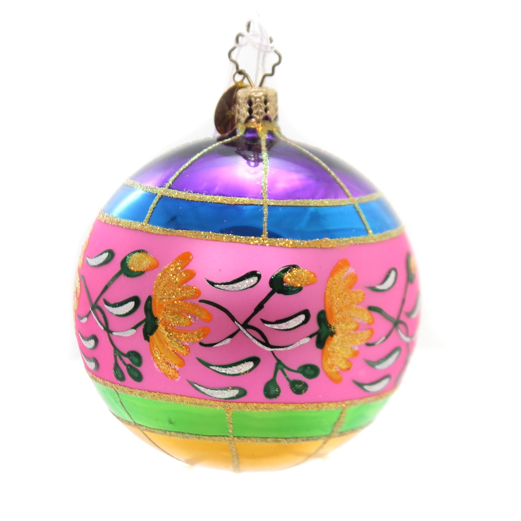 Christopher Radko MIDSUMMER BREEZE FANTASIA Christmas Ornament 0201550S Pink
