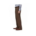 thumbnail image 2 of Haggar Men's Mynx Gabardine Pleat Front Dress Pant Classic Fit 11111836245, 2 of 7