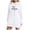 White-Sweatshirts, variant on AGWOLF Women's Letter Print Sweatshirts Fashion Split side Long Sleeve Hoodie Oversized Hooded Tops with Kangaroo Pocket